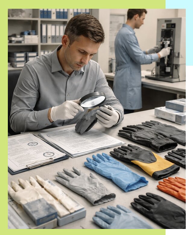 Сертификация перчаток и средств защиты продукции в Климовске