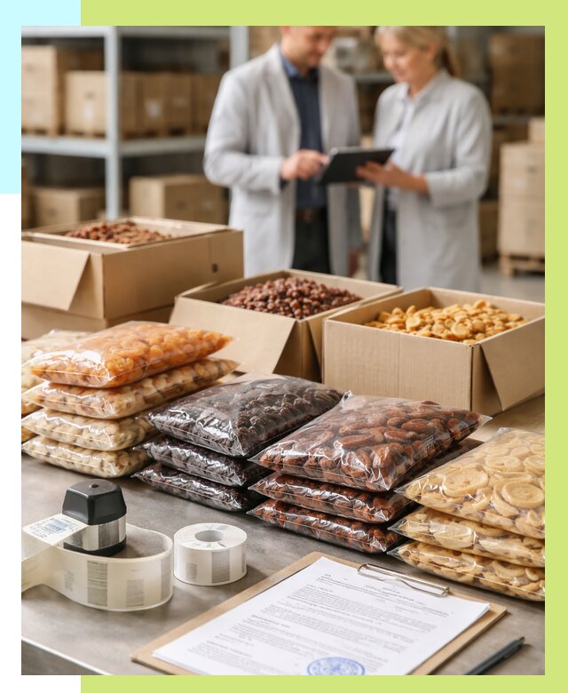 Сертификация сухофруктов в Климовске от 12154 р. | Алешин-Клс под ключ