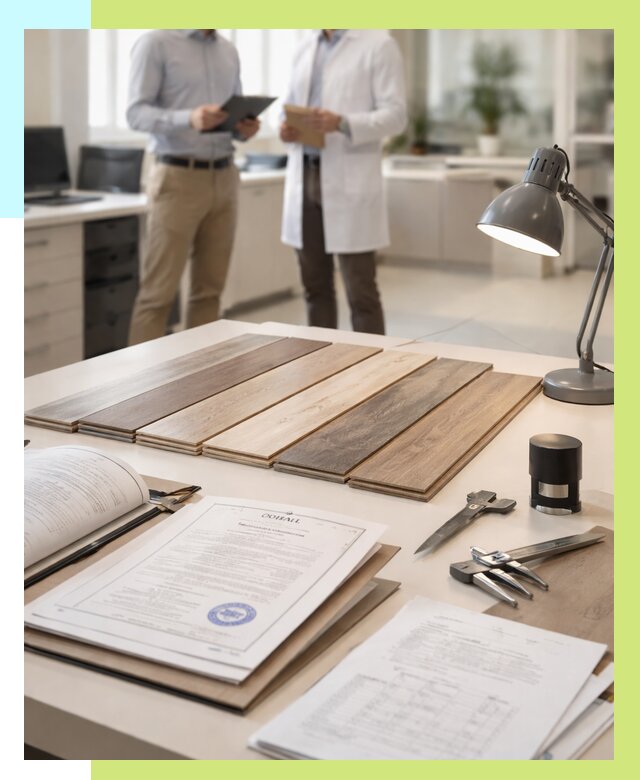 Сертификация ламината в Климовске от 18230 р. под ключ | Алешин-Клс