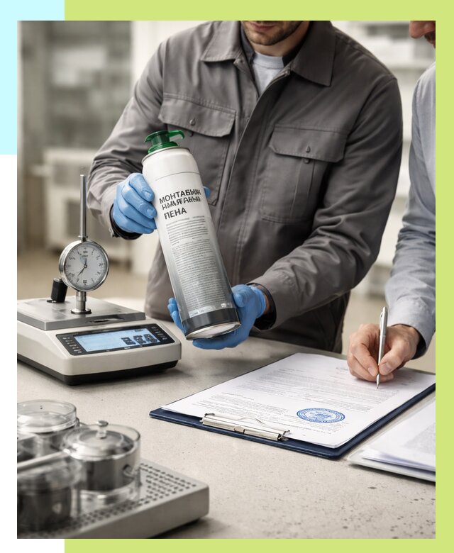 Сертификация монтажной пены в Климовске от 15192 р. | Алешин-Клс