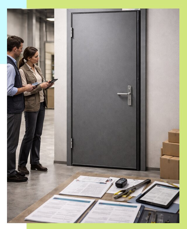 Сертификация противопожарных дверей в Климовске от 9115 р. | Алешин-Клс