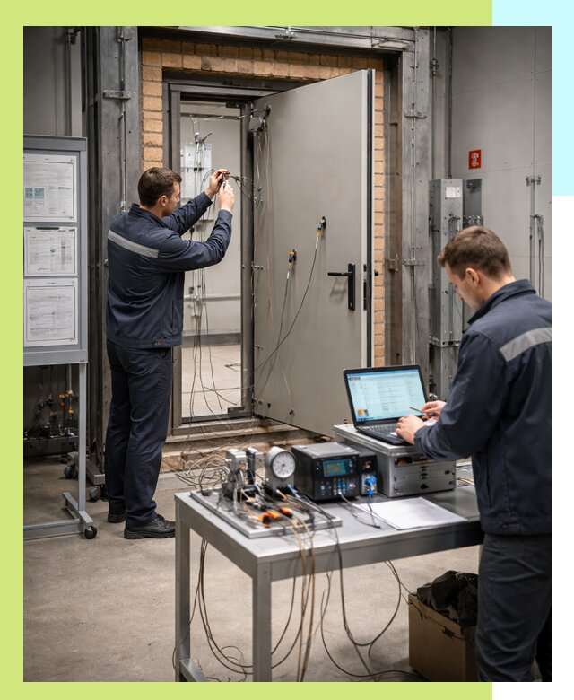 Сертификация противопожарных дверей в Климовске по ГОСТ и ТР