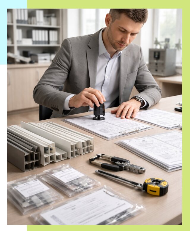 Сертификация ПВХ продукции в Климовске от 8609 р., Алешин-Клс