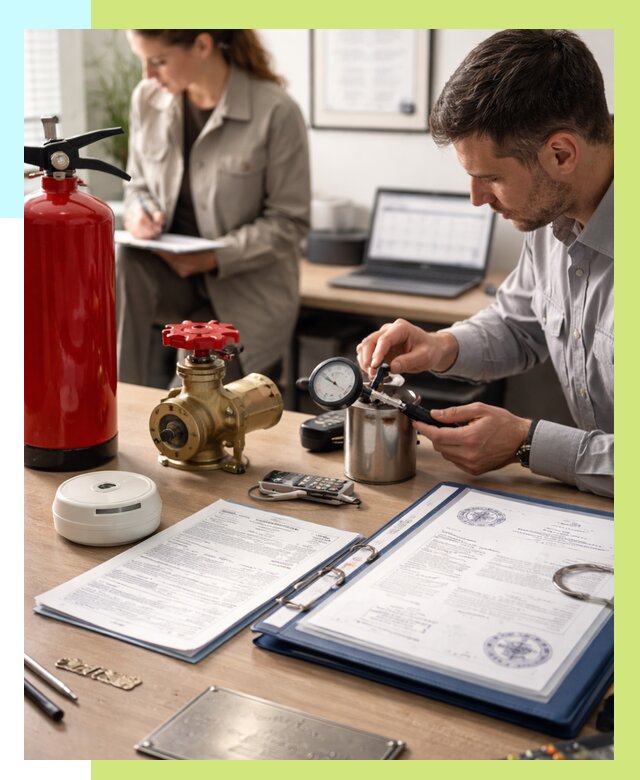 Сертификация пожарного оборудования в Климовске от 15192 р.|Алешин-Клс