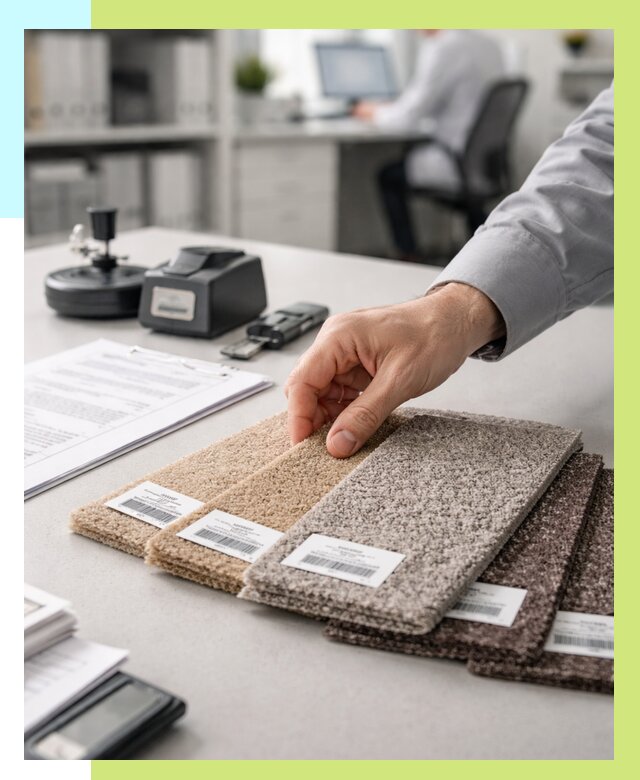 Сертификация ковролина в Климовске от 15192 р., Алешин-Клс