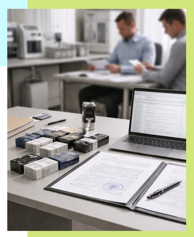 Сертификация сигарет под ключ в Климовске от 45576 р. | Алешин-Клс