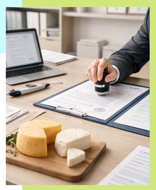 Сертификация сыров в Климовске от 15192 р | Сертификат на сыр Алешин-Клс