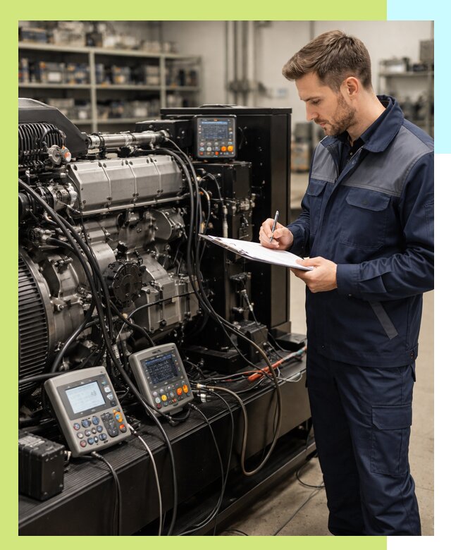Сертификация дизельных генераторов и их оборудования в Климовске