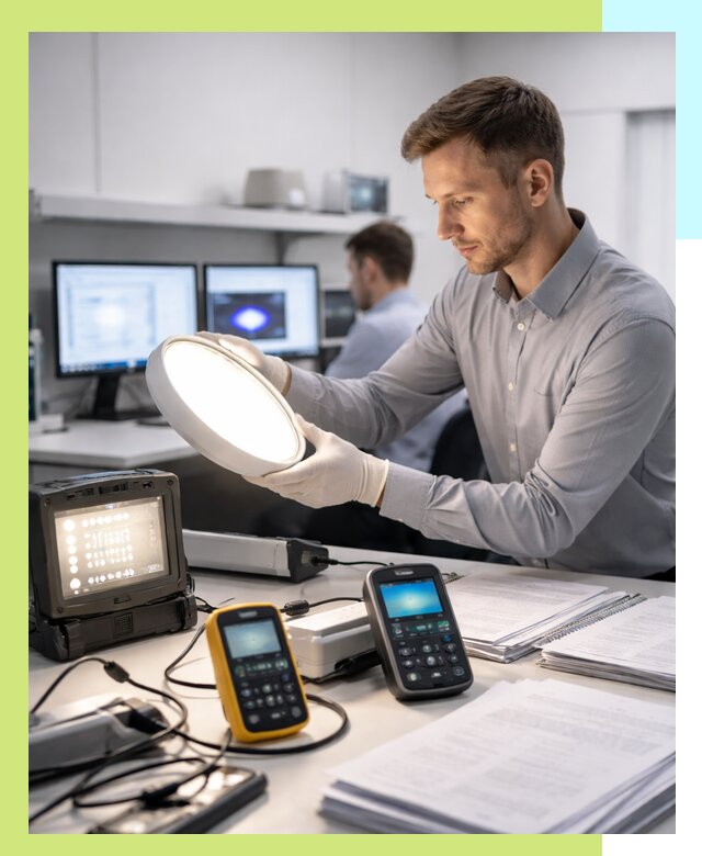 Сертификация светильников в Климовске: испытания и оформление