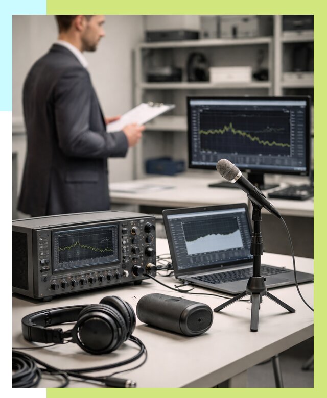 Сертификация аудиотехники в Климовске от 15192 р., Алешин-Клс