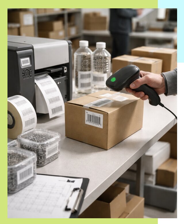 Штрихкодирование продукции и маркировка для продажи в Климовске