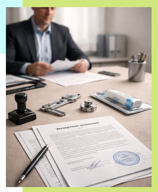 Экспертное заключение на продукцию в Климовске от 8609 р. | Алешин-Клс