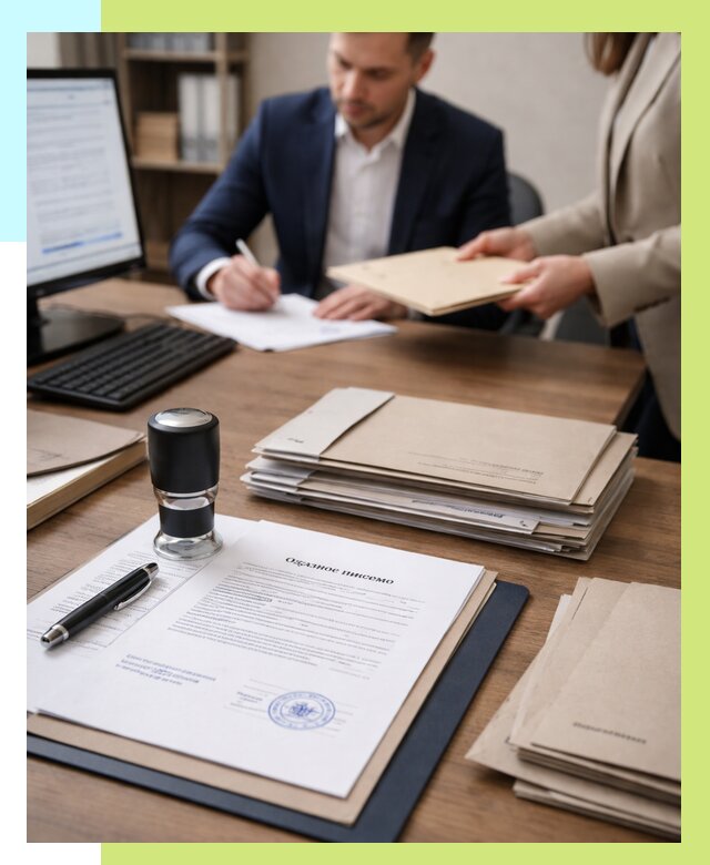 Отказное письмо для таможни в Климовске от 3038 р, Алешин-Клс