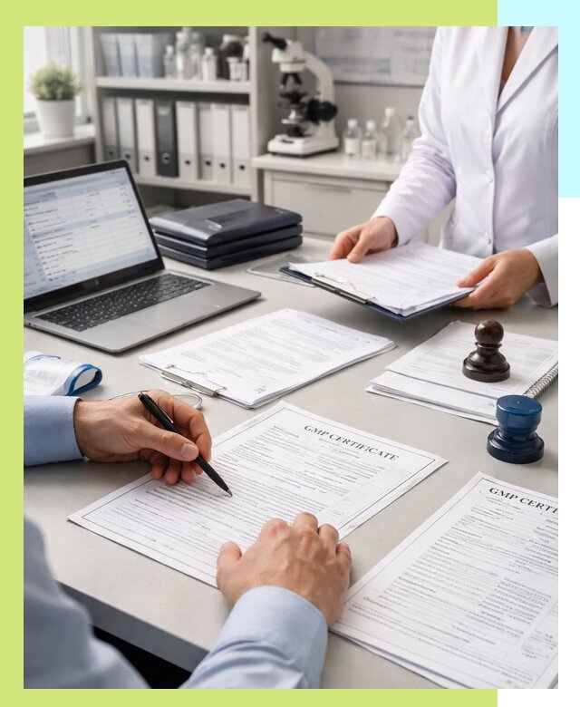 Оформление сертификата GMP в Климовске для фармпроизводства