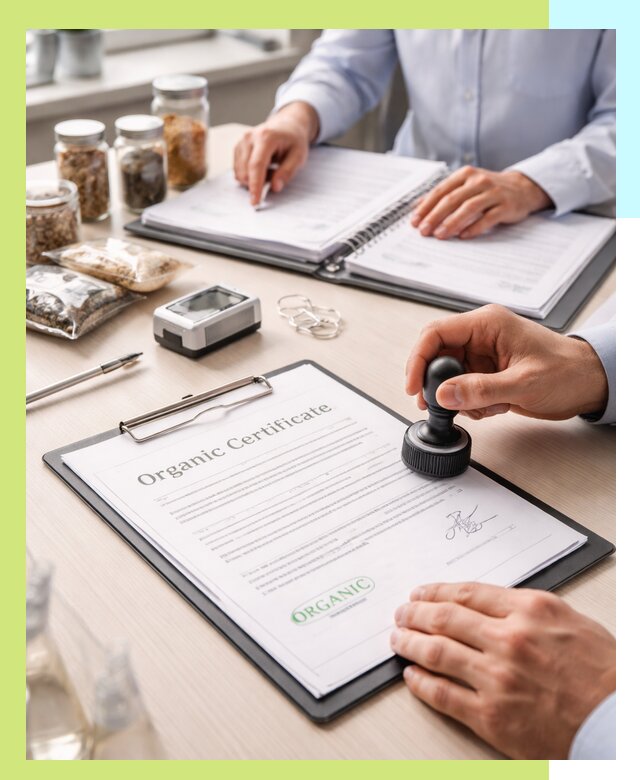 Получение органик сертификата для продукции в Климовске