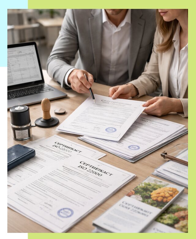 Сертификат ISO 22000 в Климовске от 40512 р. под ключ | Алешин-Клс