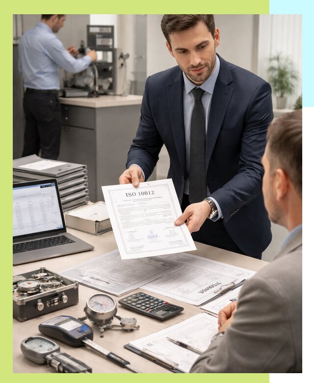 Выдача сертификата ISO 10012 по требованиям метрологии в Климовске