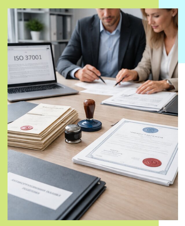 Получение сертификата ISO 37001 по системе борьбы с коррупцией в Климовске